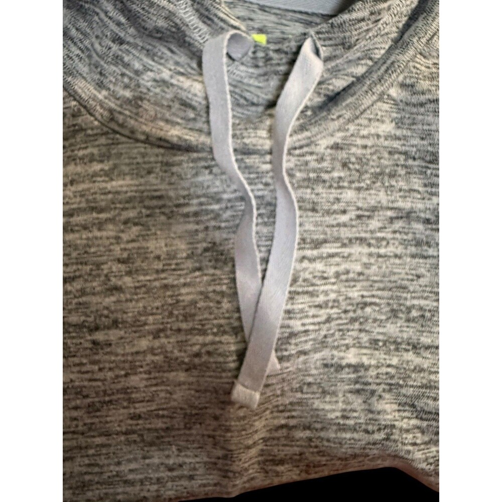 Xersion Medium Tall MT Gray Heather Hoodie Poncho Pullover Athleisure Cowl Neck - Picture 6 of 8
